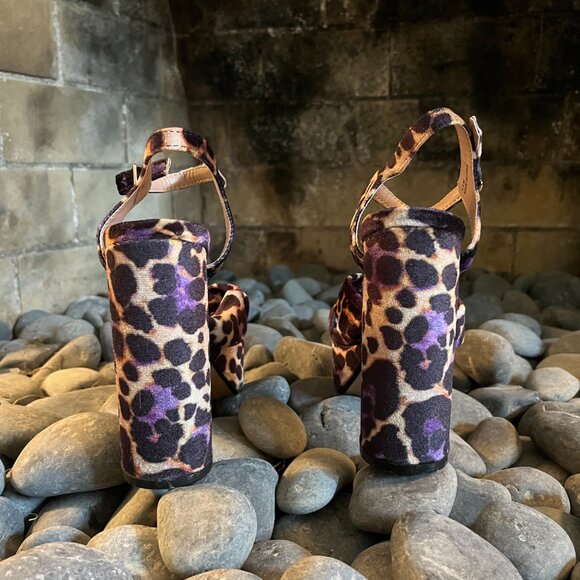 Betsey Johnson Melanni Platform Block Leopard Heel, Size 6.5 - Picture 4 of 7